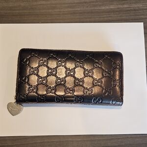 Gucci Black Embossed Wallet